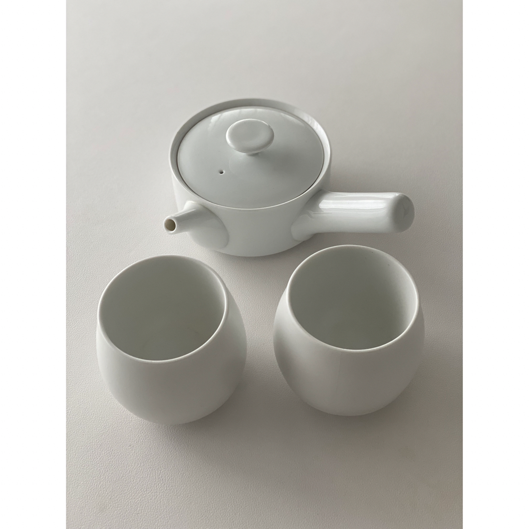 224porcelain 湯呑・急須セット インテリア/住まい/日用品のキッチン/食器(食器)の商品写真