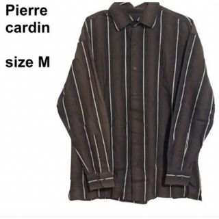 pierre cardin - 【古着】メンズ ピエールカルダン 長袖シャツ ストライプシャツ