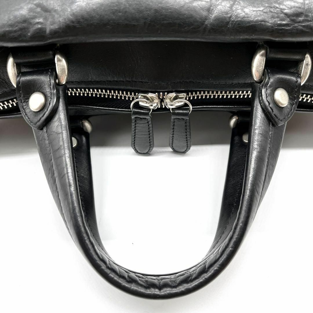 INDEED(インディード)のインディード  オールレザー　ビジネスバック　ブラック　2WAY メンズのバッグ(ビジネスバッグ)の商品写真