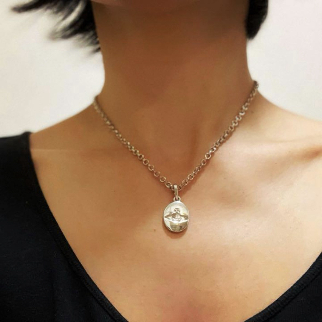 Vivienne Westwood(ヴィヴィアンウエストウッド)の廃盤希少品VivienneWestwood オーブ/シールネックレス レディースのアクセサリー(ネックレス)の商品写真