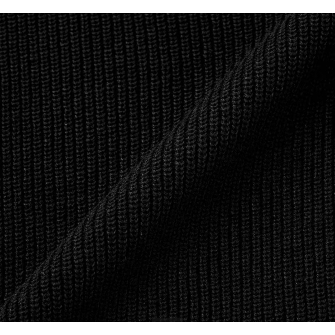 GU(ジーユー)の新品タグ付き2点　フレンチスリーブセーター　サマーニット  白　黒　Ｌ レディースのトップス(その他)の商品写真