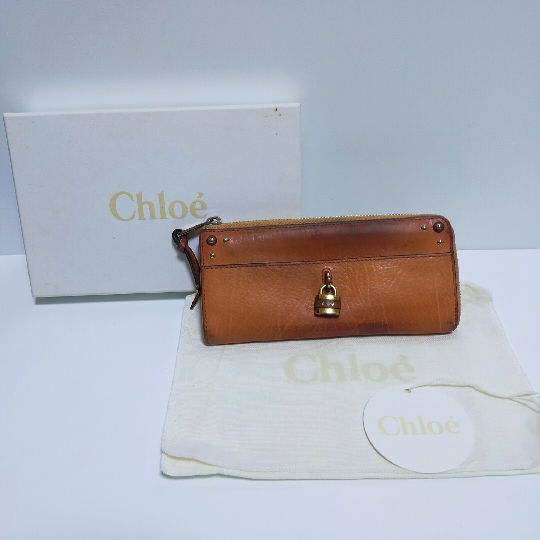 Chloe(クロエ)のChloe　クロエ　Ｌ字ファスナー　長財布　レザー メンズのファッション小物(長財布)の商品写真