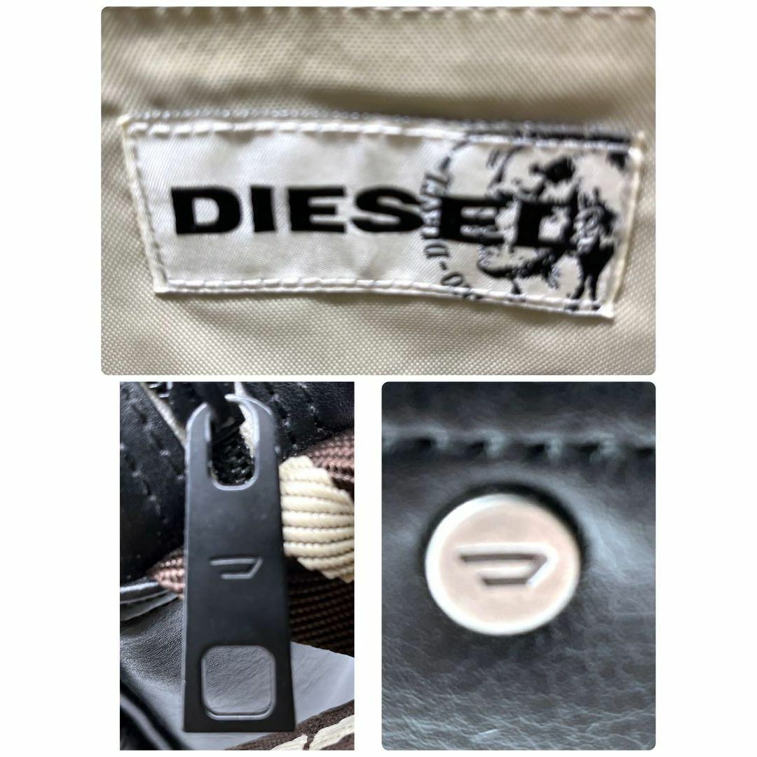 DIESEL(ディーゼル)の【極美品】ディーゼル ショルダーバッグ ブレイブマン ブラック メンズ メンズのバッグ(ショルダーバッグ)の商品写真