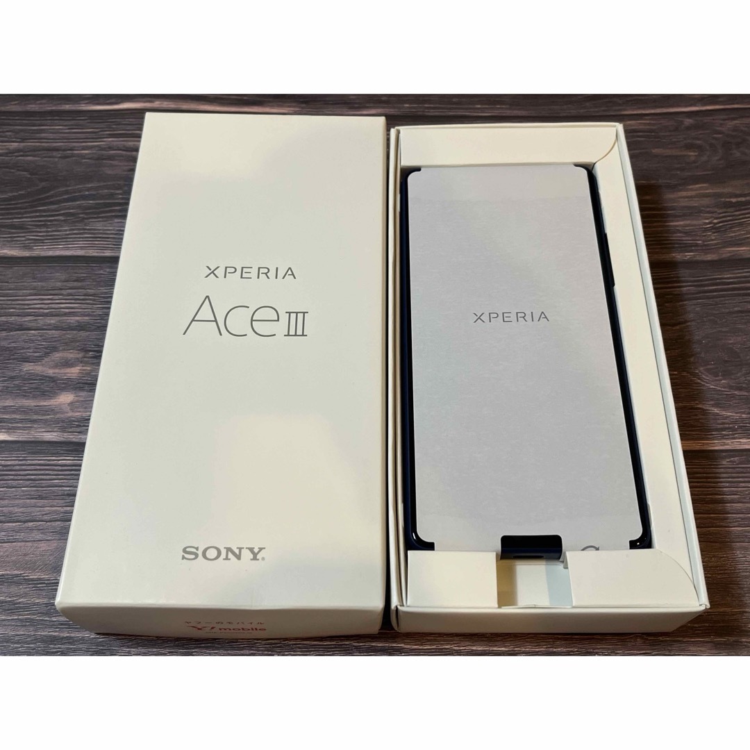 新品 Xperia ACE III SONY simフリー A203SO ブルー スマホ/家電/カメラのスマートフォン/携帯電話(スマートフォン本体)の商品写真