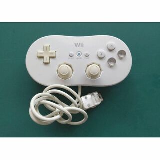 【中古・良品】Nintendo Wii クラシックコントローラー  ホワイト 白