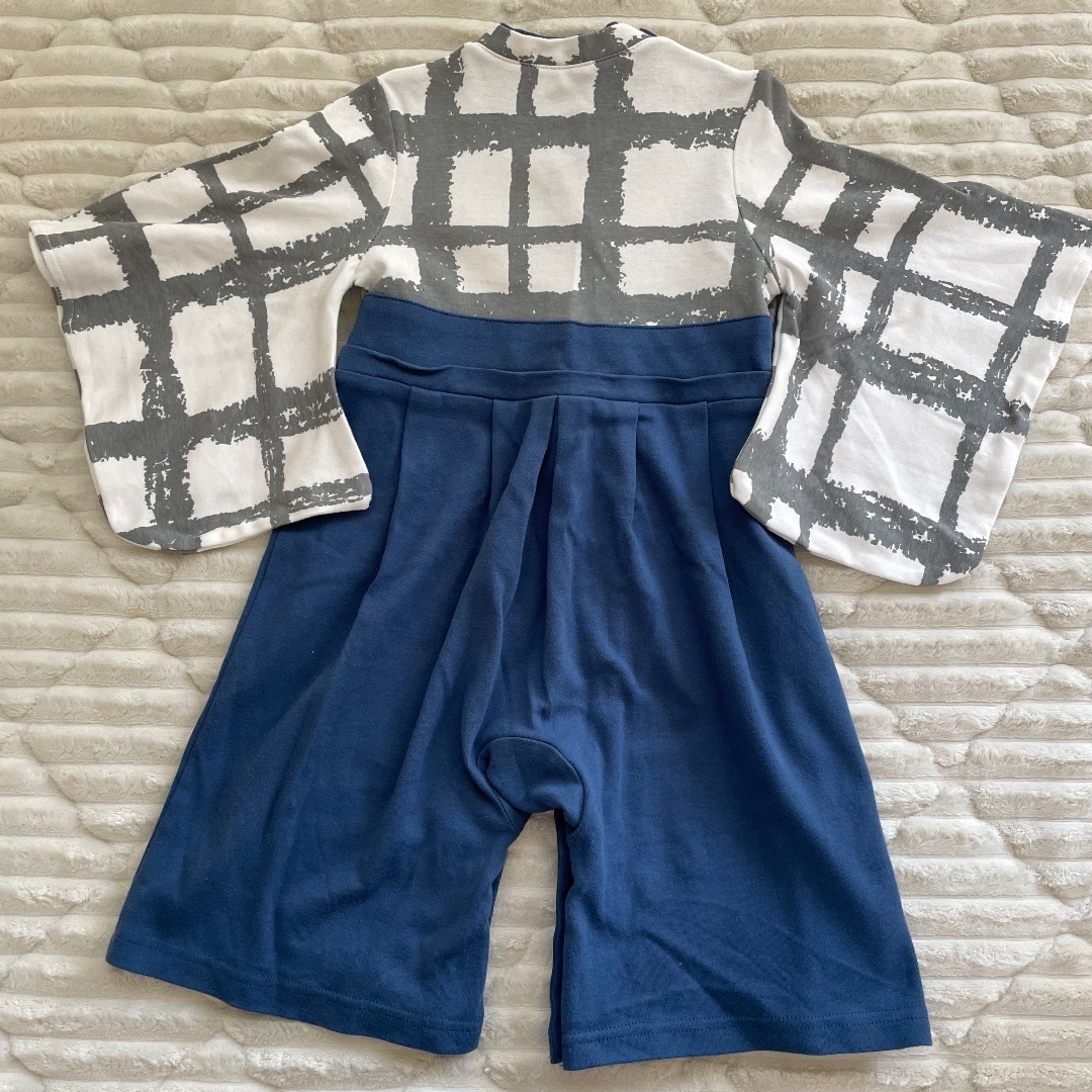 ベビー☆袴ロンパース  キッズ/ベビー/マタニティのキッズ服男の子用(90cm~)(その他)の商品写真