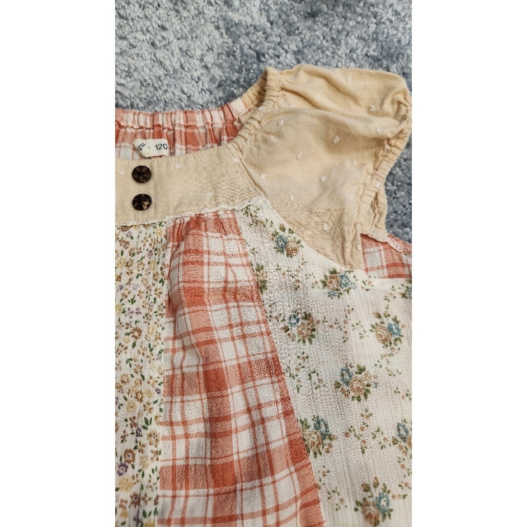 Biquette(ビケット)のビケット　ノースリーブ半袖　120cm キッズ/ベビー/マタニティのキッズ服女の子用(90cm~)(Tシャツ/カットソー)の商品写真