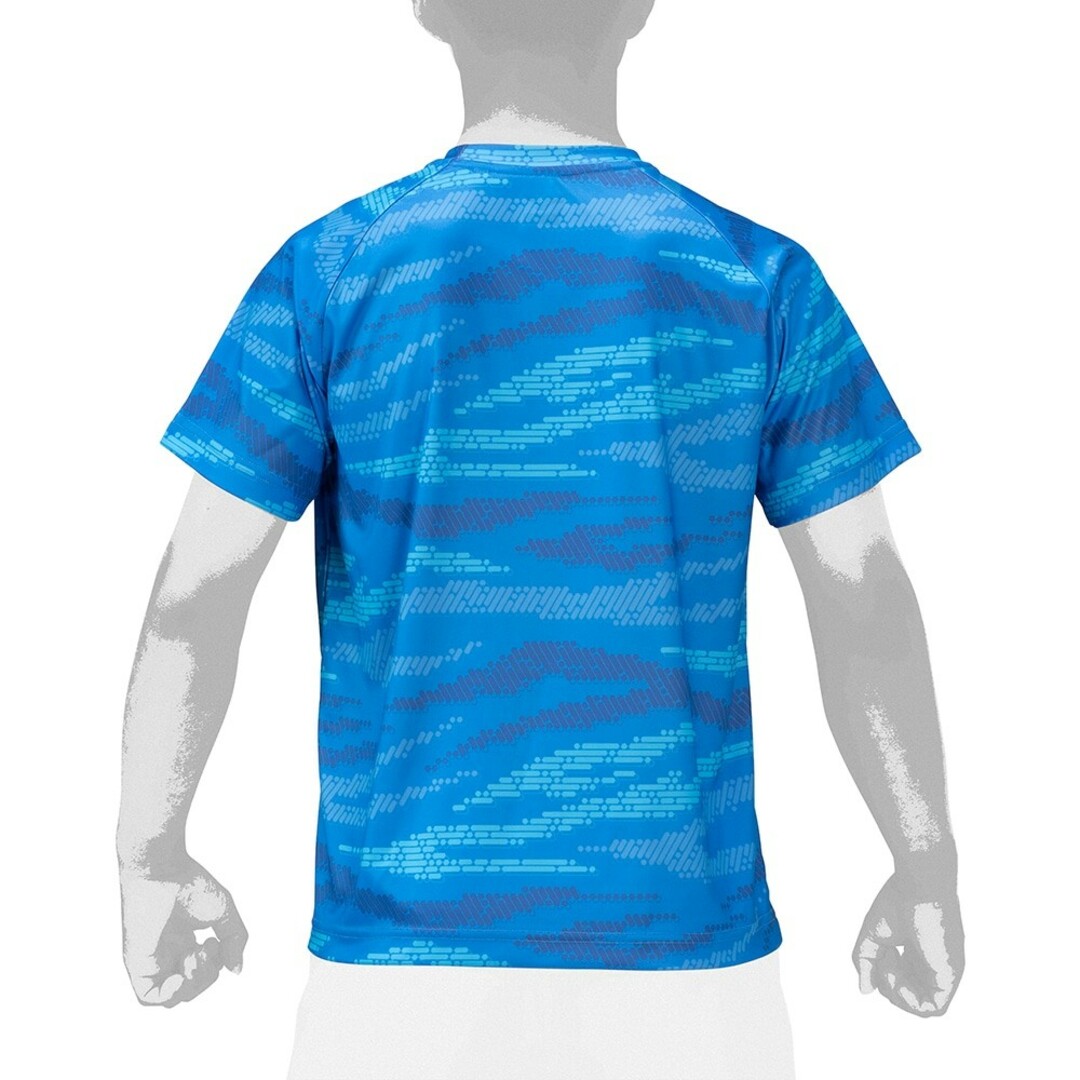 MIZUNO(ミズノ)のミズノ グラフィックTシャツ 130サイズ 12JABT67 ブルー キッズ/ベビー/マタニティのキッズ服男の子用(90cm~)(Tシャツ/カットソー)の商品写真