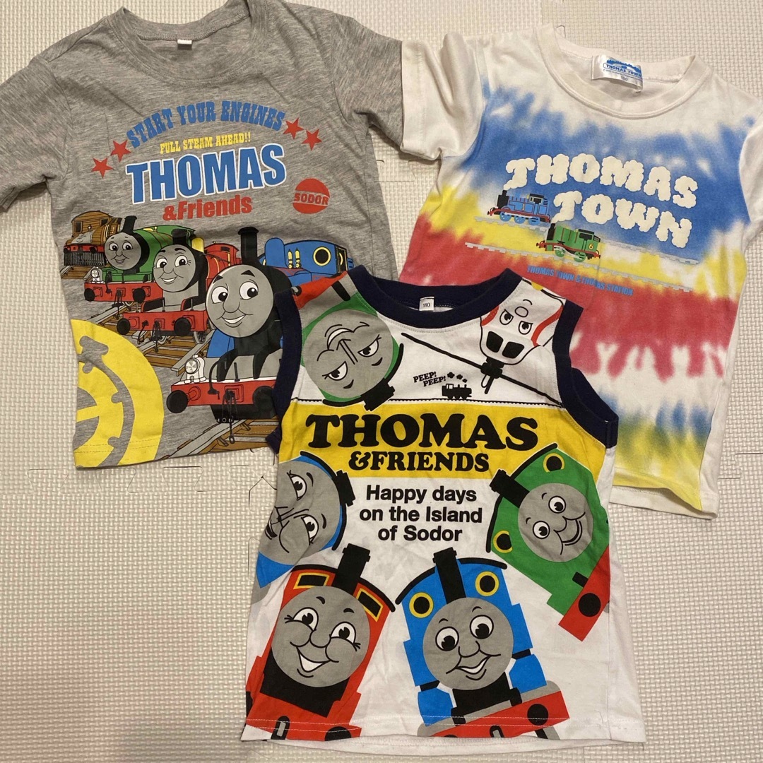 トーマスTシャツ　タンクトップ　おまとめ キッズ/ベビー/マタニティのキッズ服男の子用(90cm~)(Tシャツ/カットソー)の商品写真