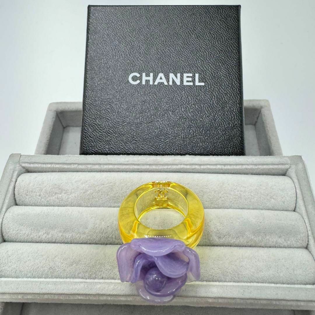 CHANEL - 【箱付き】CHANEL カメリア フラワーモチーフリング CHANEL - 【箱付き】CHANEL カメリア フラワーモチーフリング