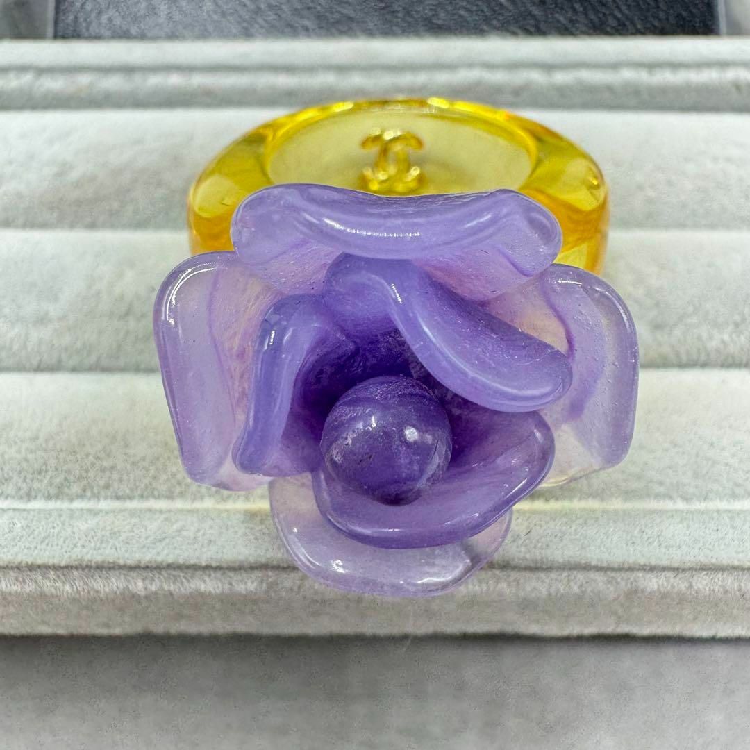 CHANEL - 【箱付き】CHANEL カメリア フラワーモチーフリング CHANEL - 【箱付き】CHANEL カメリア フラワーモチーフリング