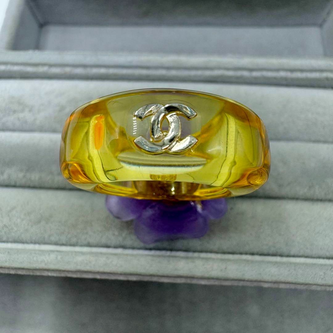 CHANEL - 【箱付き】CHANEL カメリア フラワーモチーフリング CHANEL - 【箱付き】CHANEL カメリア フラワーモチーフリング
