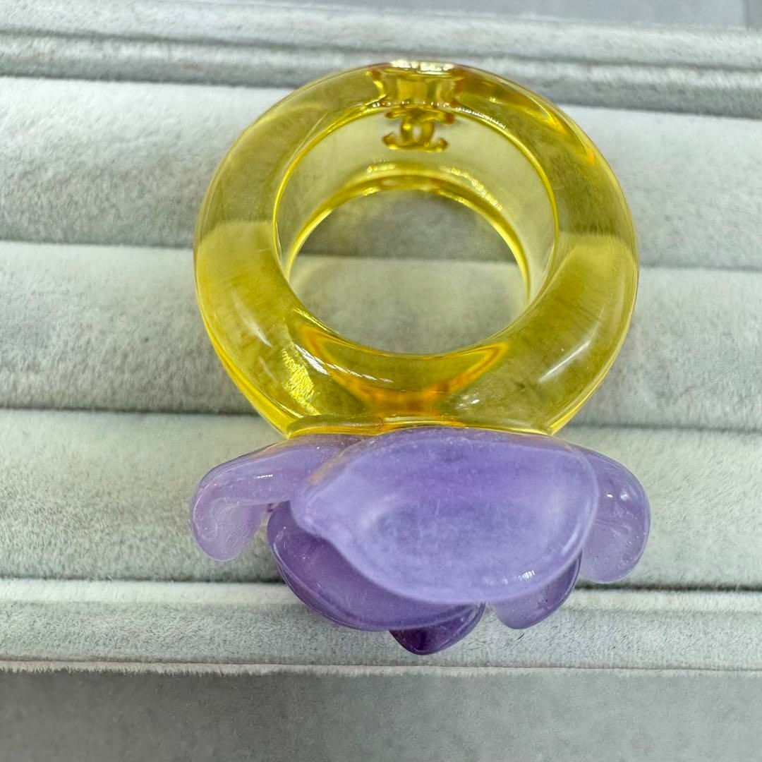 CHANEL - 【箱付き】CHANEL カメリア フラワーモチーフリング CHANEL - 【箱付き】CHANEL カメリア フラワーモチーフリング