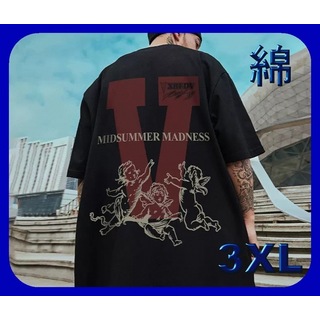 【綿】メンズ Tシャツ ビッグシルエット ゆったりサイズ  半袖　№823948(Tシャツ/カットソー(半袖/袖なし))