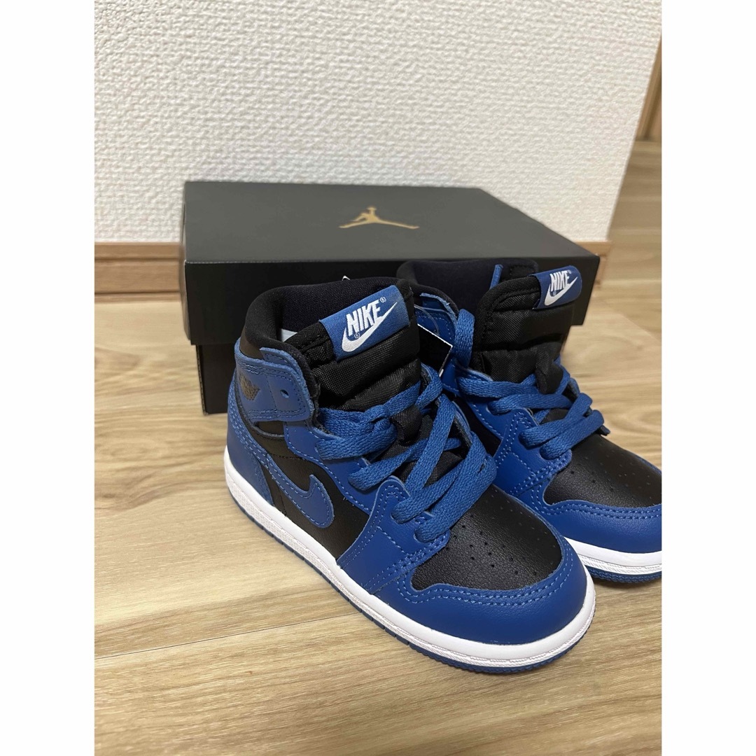 Jordan Brand（NIKE）(ジョーダン)のAIR JORDAN1 ダークマリーナブルー　14センチ キッズ/ベビー/マタニティのベビー靴/シューズ(~14cm)(スニーカー)の商品写真