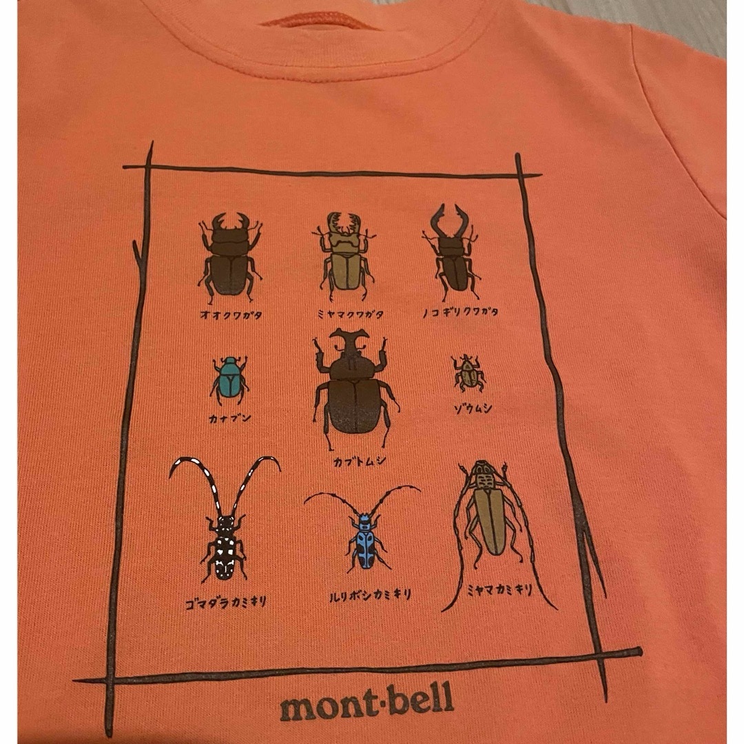 mont bell(モンベル)の｟美品｠mont-bell モンベル　Tシャツ/100 キッズ/ベビー/マタニティのキッズ服女の子用(90cm~)(Tシャツ/カットソー)の商品写真