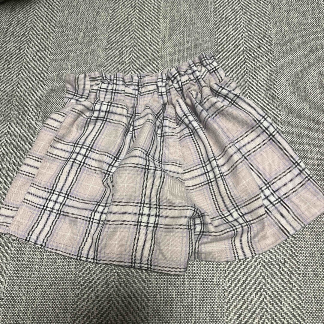 キュロットスカート 130 2点セット キッズ/ベビー/マタニティのキッズ服女の子用(90cm~)(スカート)の商品写真