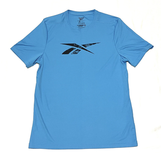 リーボック(Reebok)の美品 Reebok リーボック 半袖Tシャツ M 青(Tシャツ/カットソー(半袖/袖なし))