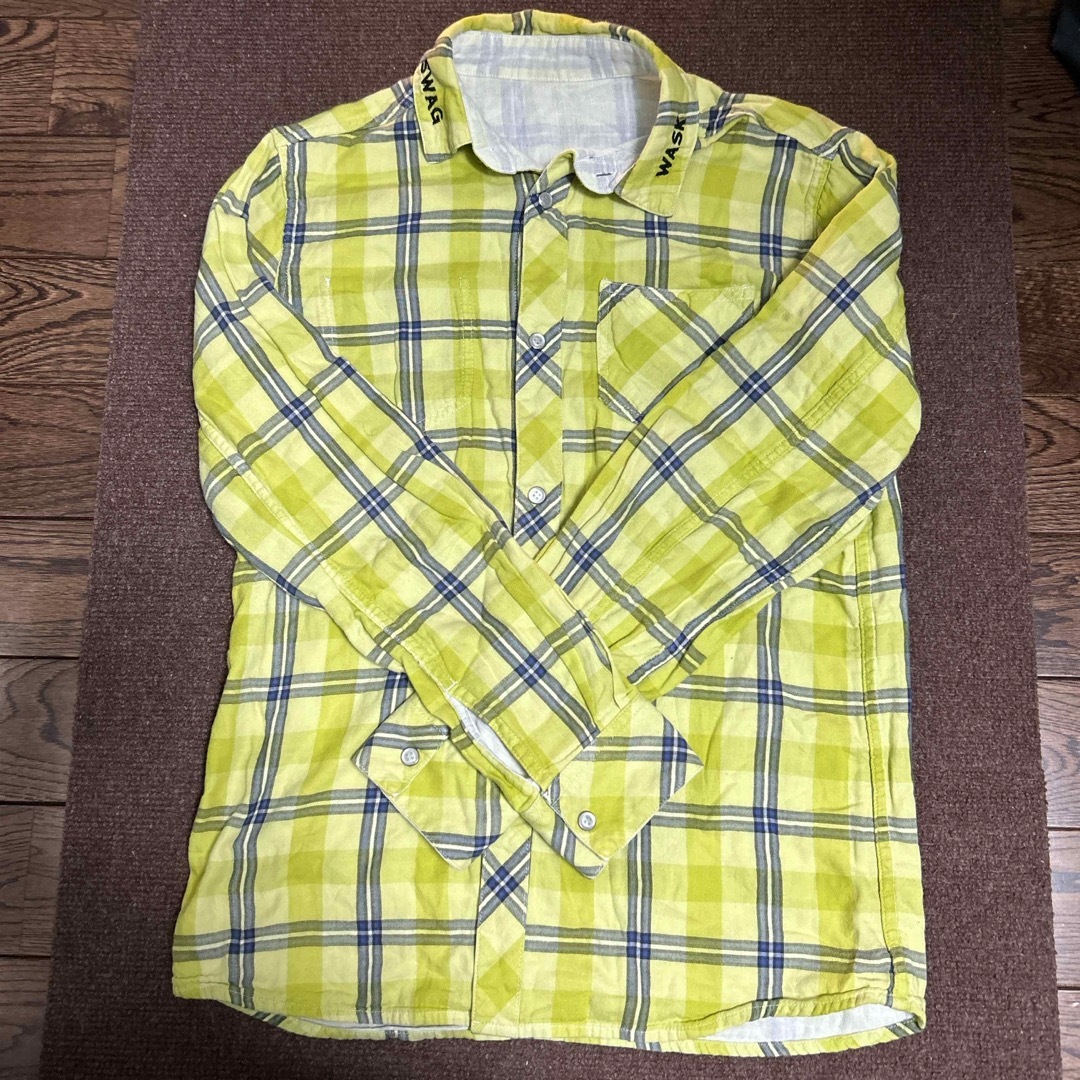 WASK(ワスク)のチェックシャツ　リバーシブル　男の子　160 WASK キッズ/ベビー/マタニティのキッズ服男の子用(90cm~)(その他)の商品写真