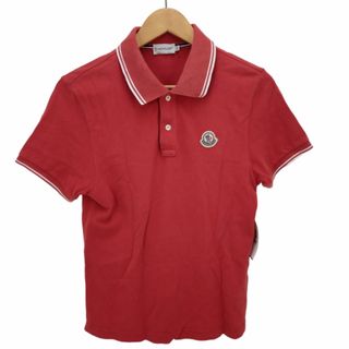 モンクレール(MONCLER)のMONCLER(モンクレール) ワンポイントワッペン鹿の子ポロシャツ メンズ(ポロシャツ)