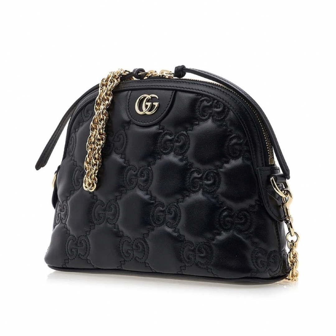 Gucci(グッチ)の【GUCCI 】グッチ GGマトラッセレザースモールバッグ レディースのバッグ(ショルダーバッグ)の商品写真