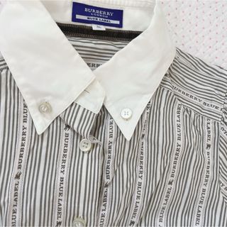 バーバリー(BURBERRY)のBURBERRY LONDON blue label 柄ブラウス(シャツ/ブラウス(半袖/袖なし))