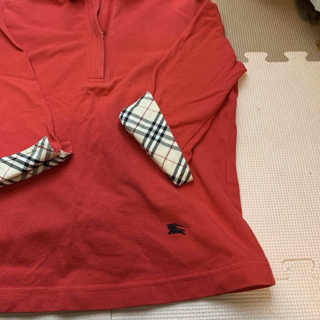 BURBERRY(バーバリー)のバーバリー七分袖ポロシャツ　M レディースのトップス(ポロシャツ)の商品写真