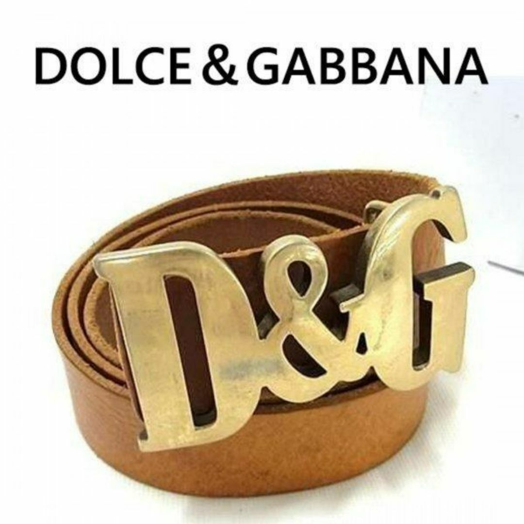 DOLCE&GABBANA(ドルチェアンドガッバーナ)のDOLCE＆GABBANA ドルチェ&ガッバーナ ベルト ブラウン系 4182 メンズのファッション小物(ベルト)の商品写真