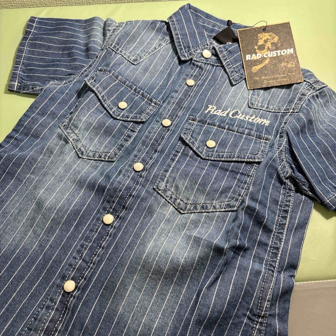 RAD CUSTOM(ラッドカスタム)のRADCUSTOM 半袖シャツ　100サイズ　ラッドカスタム キッズ/ベビー/マタニティのキッズ服男の子用(90cm~)(Tシャツ/カットソー)の商品写真