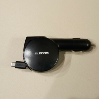 エレコム(ELECOM)のエレコム 4.8A 巻取りDC充電器 micro&USB MPA-CCM04 …(車内アクセサリ)