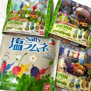 ピクミン 塩ラムネ 1個 & 食べられるぅ〜グミ 3個 バンダイ PIKMIN(菓子/デザート)