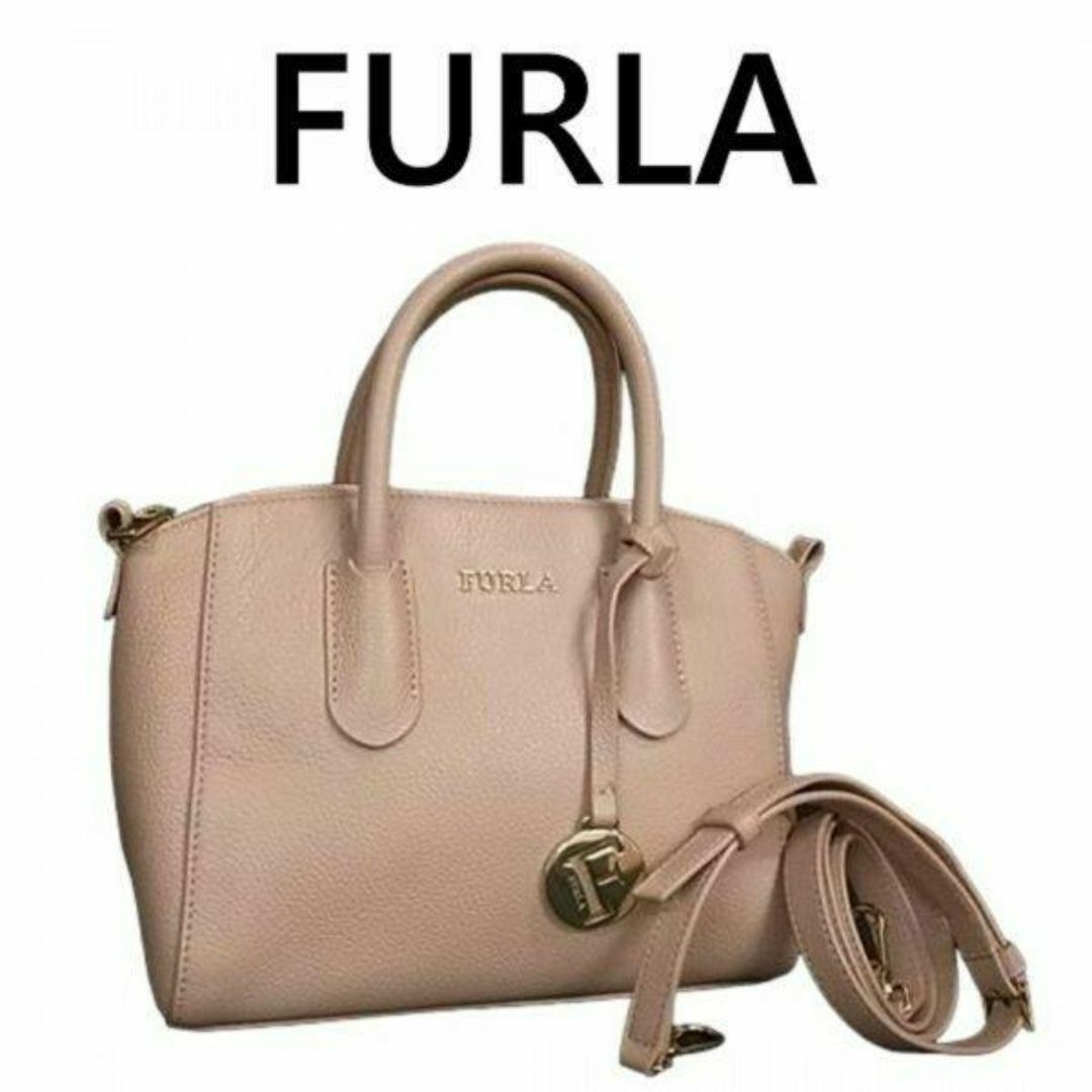 Furla(フルラ)のFURLA フルラ テッサ 2WAY ショルダーバッグ ピンクベージュ系4181 レディースのバッグ(ショルダーバッグ)の商品写真