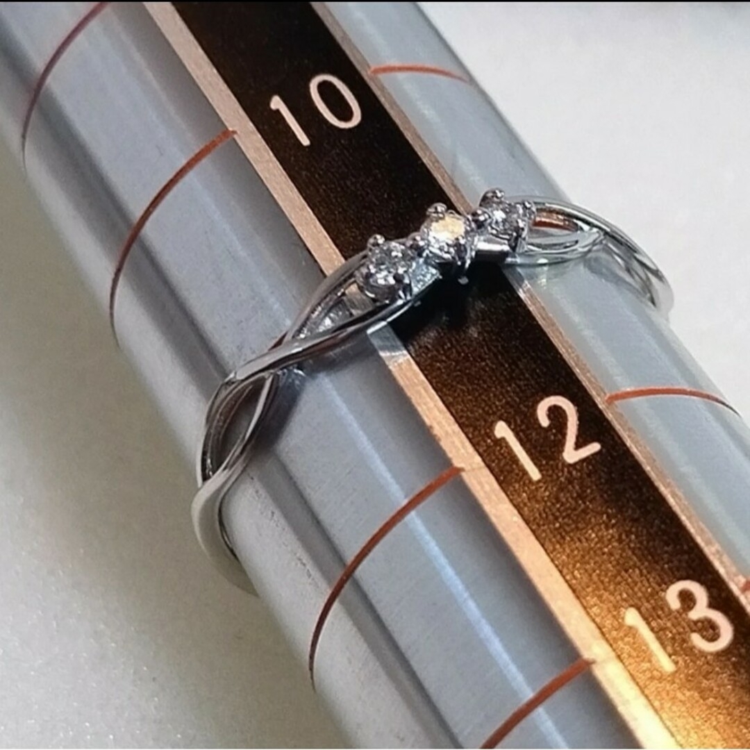 Samantha Tiara(サマンサティアラ)のダイヤモンドリング 18金  WG 11号 レディースのアクセサリー(リング(指輪))の商品写真