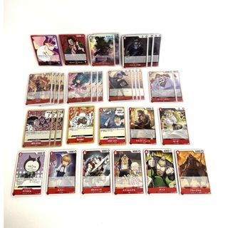 ワンピース(ONE PIECE)のワンピースカード 赤カード デッキ汎用 強化 50枚セット(その他)