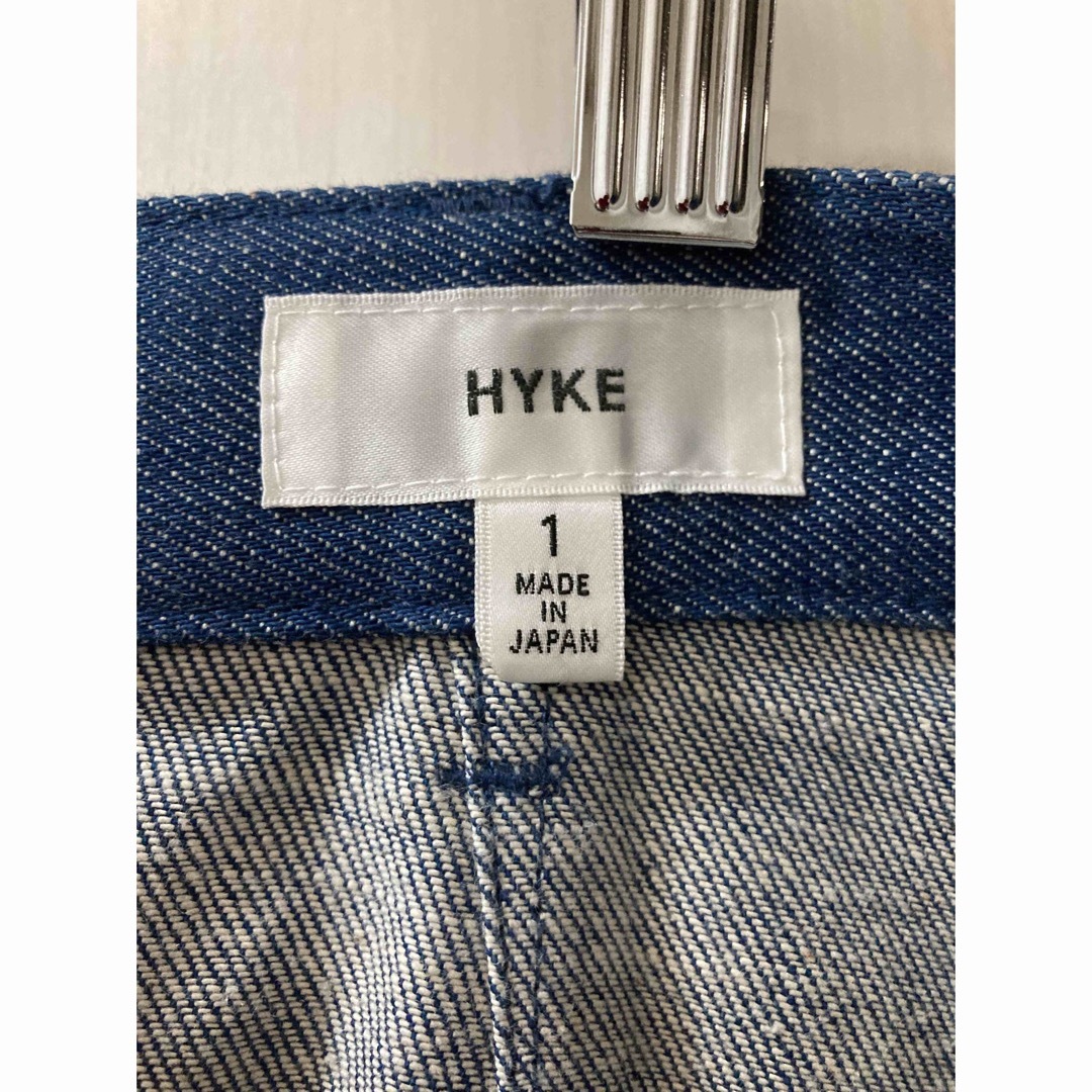 HYKE(ハイク)の未使用ハイク　デニムスカート  サイズ1 レディースのスカート(ひざ丈スカート)の商品写真