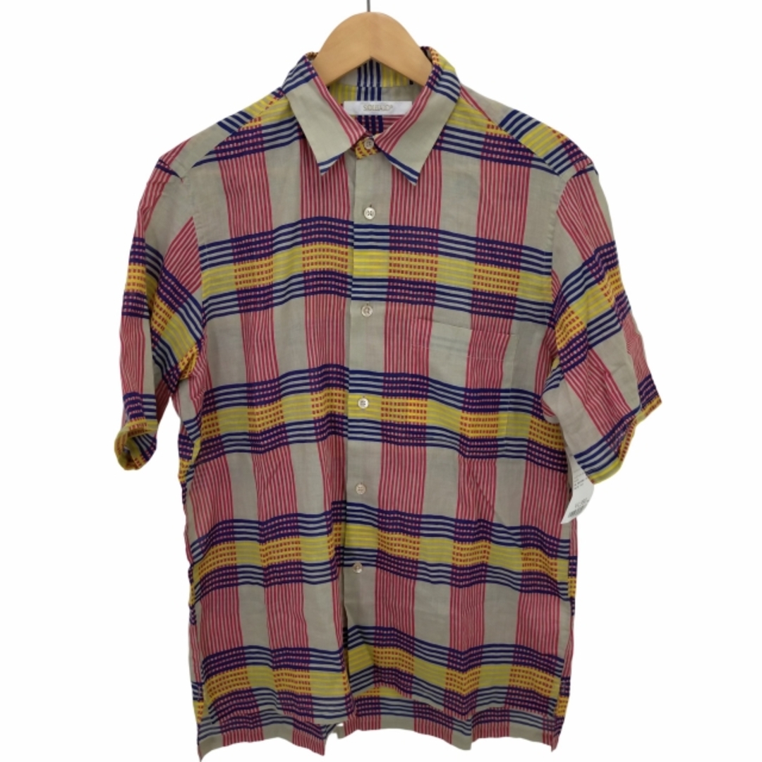 SOULEIADO(ソレイアード) インドコットン ショートスリーブシャツ メンズのトップス(その他)の商品写真