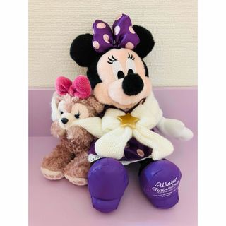 ディズニー(Disney)の東京ディズニーシー　ミニーマウス シェリーメイ　 ぬいぐるみバッジ(キャラクターグッズ)