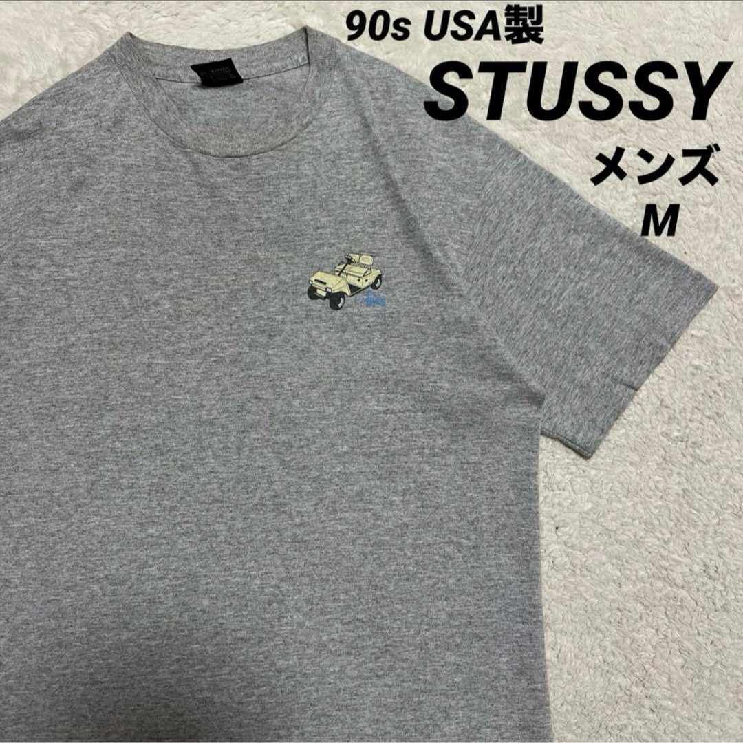 STUSSY(ステューシー)の90s USA製  紺タグ STUSSY  ステューシー   メンズ M メンズのトップス(Tシャツ/カットソー(半袖/袖なし))の商品写真