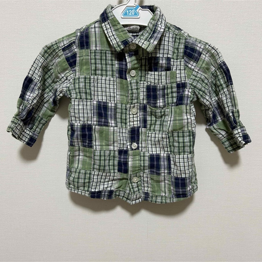 GAP(ギャップ)のGAP 長袖シャツ　80センチ キッズ/ベビー/マタニティのベビー服(~85cm)(シャツ/カットソー)の商品写真