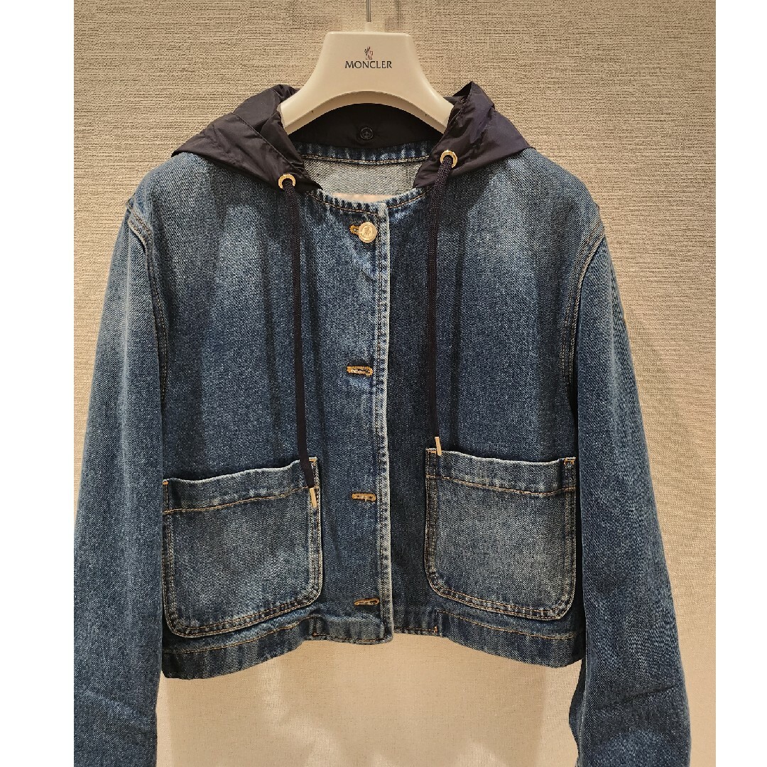MONCLER(モンクレール)のモンクレール☺️LAMPUSAジャケット00 レディースのジャケット/アウター(Gジャン/デニムジャケット)の商品写真