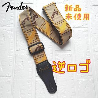 フェンダー(Fender)の【珍品レア】逆ロゴ  モノグラム　フェンダー ギター　ベース　ストラップ(ストラップ)