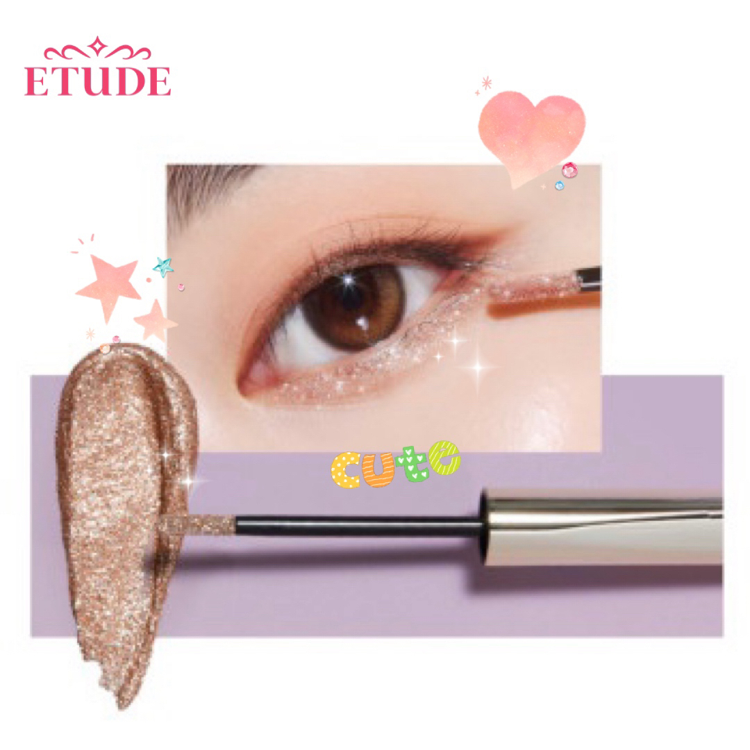 ETUDE HOUSE(エチュードハウス)のETUDE 盛れるグリッター❤︎キラキラ 星屑 メタリック ラメ 濡れ艶 天使  コスメ/美容のベースメイク/化粧品(アイシャドウ)の商品写真