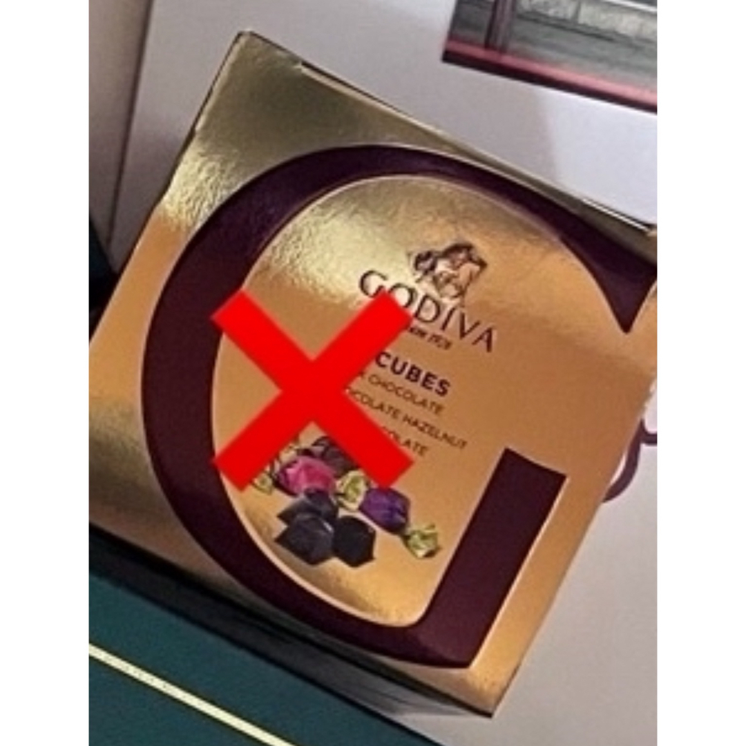 GODIVA チョコ パッケージのみ 食品/飲料/酒の食品(菓子/デザート)の商品写真