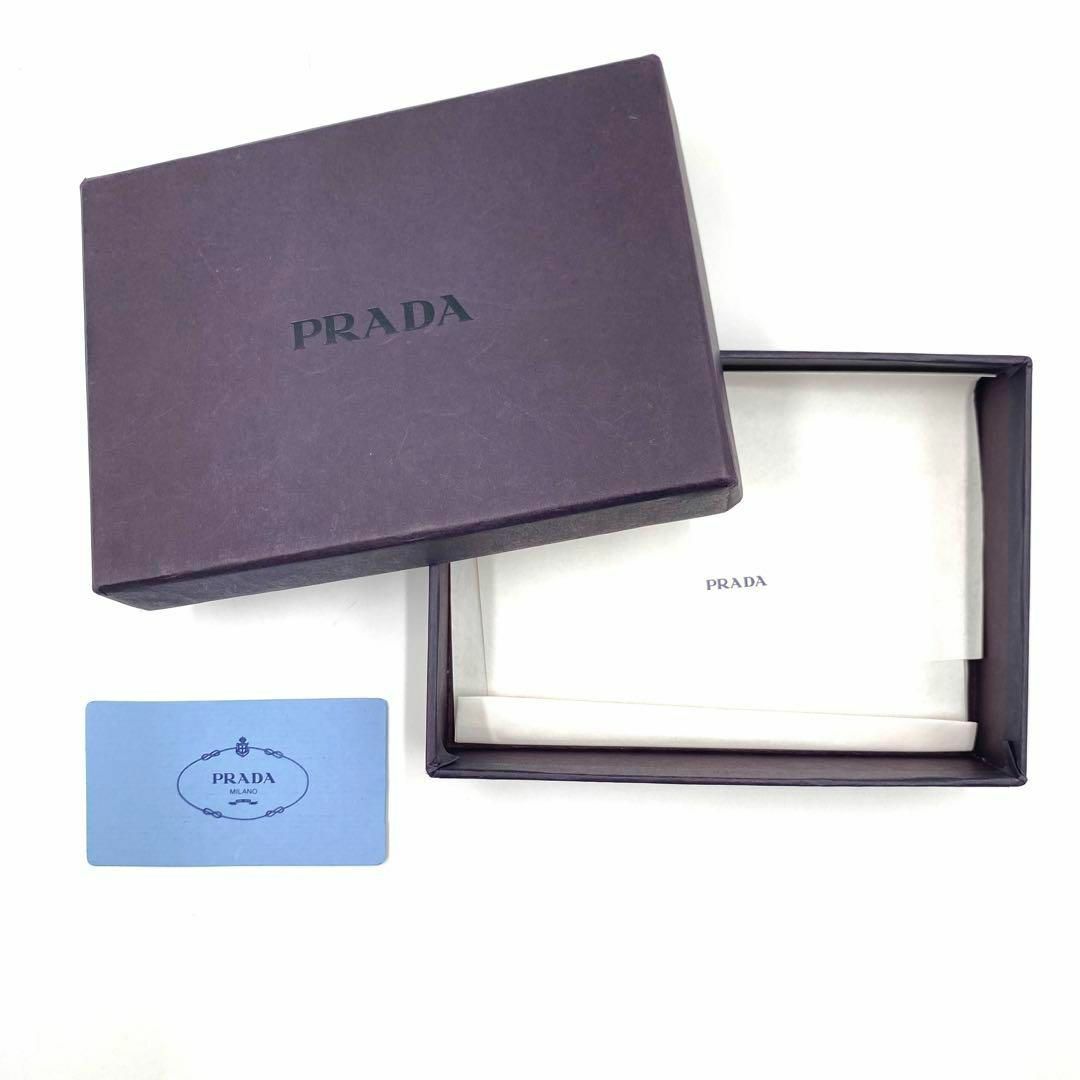 PRADA(プラダ)の極美✨ プラダ カードケース 正規品 未使用級 サフィアーノ イタリア ブラック メンズのファッション小物(名刺入れ/定期入れ)の商品写真
