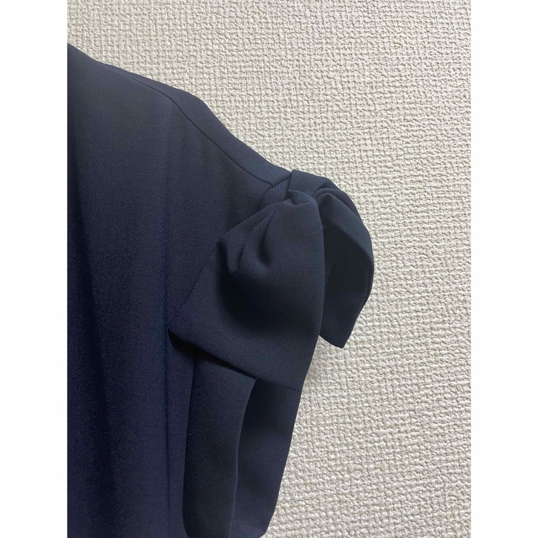 Couture Brooch(クチュールブローチ)のクチュールブローチ　ワンピース　パール　リボン レディースのワンピース(ひざ丈ワンピース)の商品写真