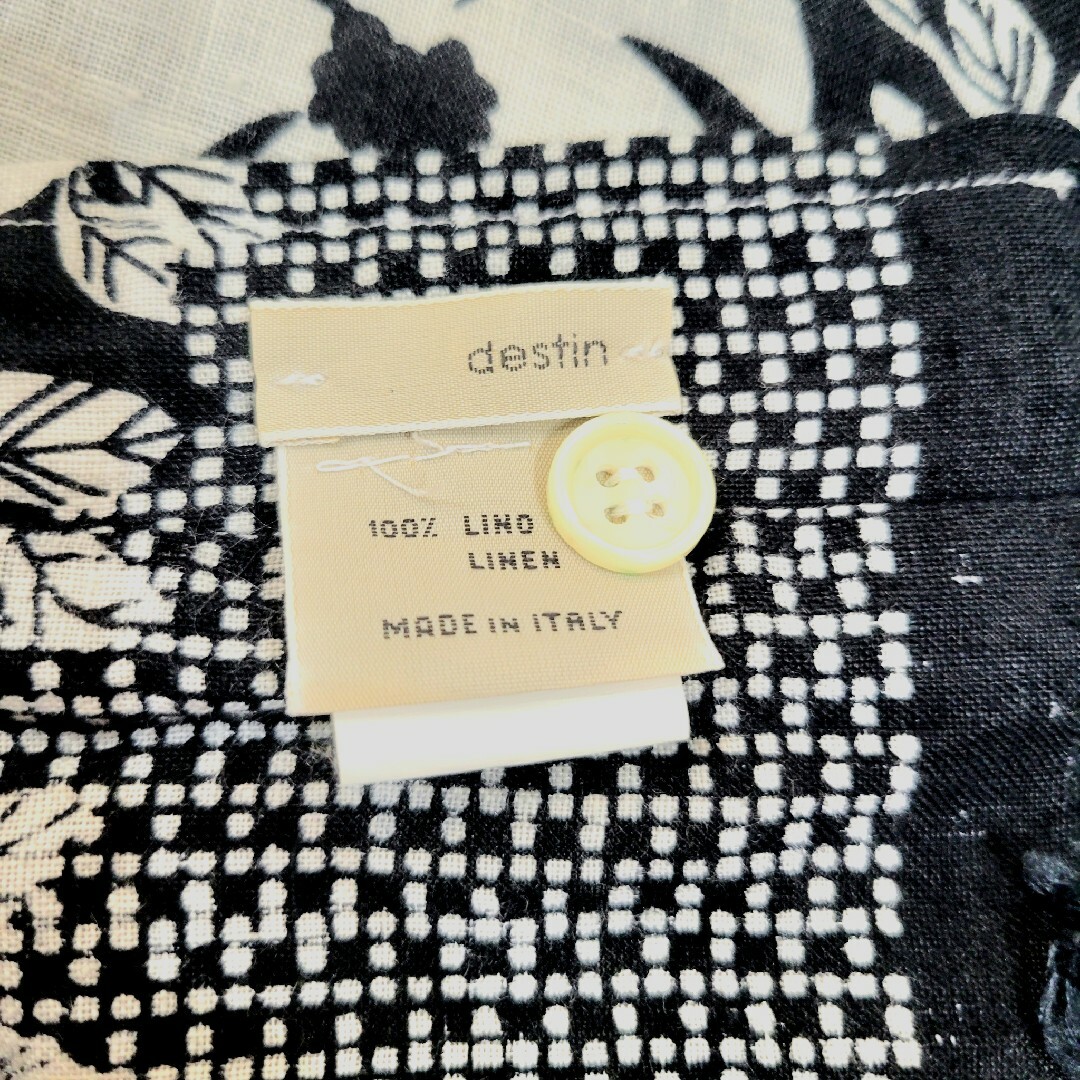 DESTIN(デスティン)のdestin デスティン　イーストランド　イタリア　リネン　シャツ　ペイズリー メンズのトップス(シャツ)の商品写真