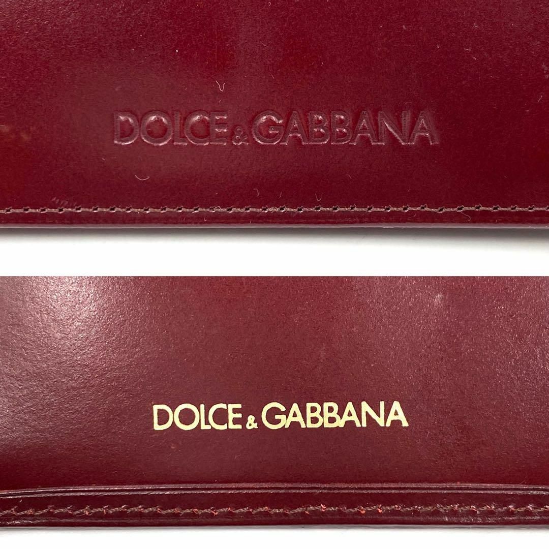 DOLCE&GABBANA(ドルチェアンドガッバーナ)の良品✨ ドルチェアンドガッバーナ 折り財布 正規品 ロゴ 型押し レザー レディースのファッション小物(財布)の商品写真