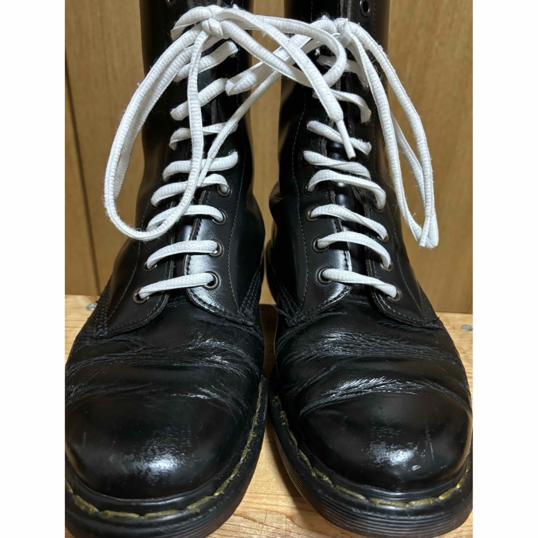 Dr.Martens(ドクターマーチン)のDr. Martens 10ホール　ブーツ　ブラック　26.5cm ヴィンテージ メンズの靴/シューズ(ブーツ)の商品写真