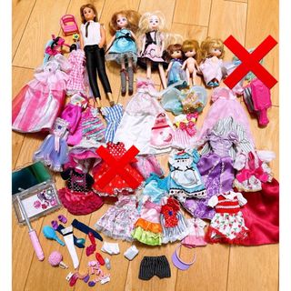 タカラトミー(Takara Tomy)のリカちゃん まとめ売り 着せ替え人形 洋服 靴 その他 多数 タカラトミー(その他)
