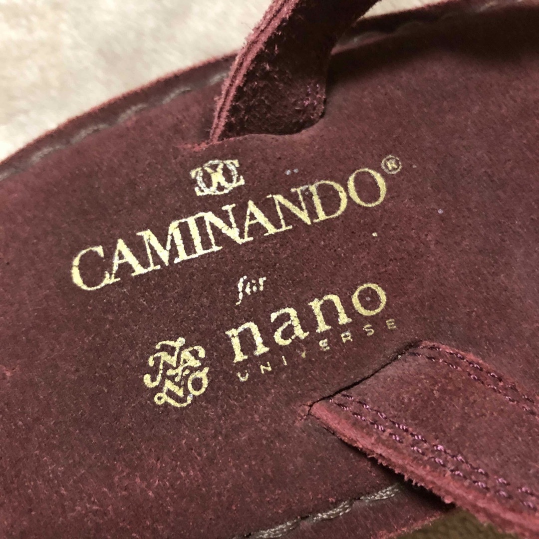 CAMINANDO(カミナンド)のCAMINANDO × nano universe SANDAL 墨製 レディースの靴/シューズ(サンダル)の商品写真